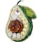 Crystal Art Beadwork Kit For Creating Brooch Avocado